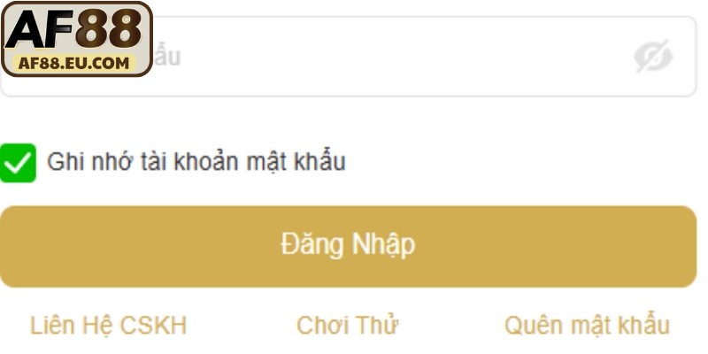 Các lưu ý khi đăng nhập AF88 để bảo mật tài khoản